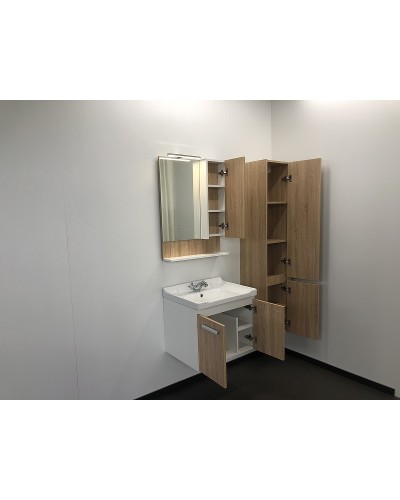 Тумба с раковиной Comforty Рига 60 00004142213 подвесная Дуб сонома