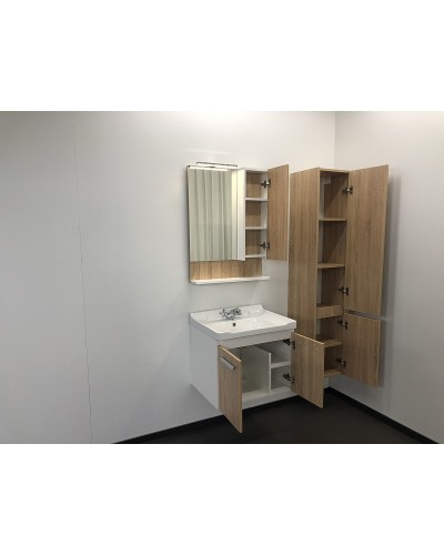 Тумба с раковиной Comforty Рига 60 00004142213 подвесная Дуб сонома