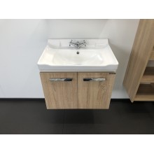 Тумба с раковиной Comforty Рига 60 00004142213 подвесная Дуб сонома