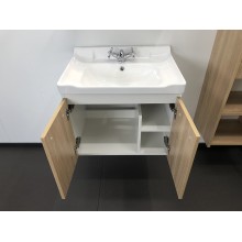 Тумба с раковиной Comforty Рига 60 00004142213 подвесная Дуб сонома