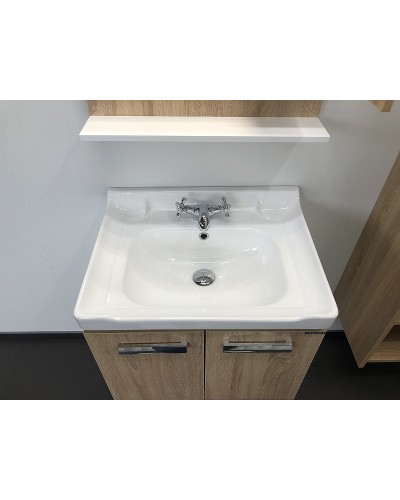 Тумба с раковиной Comforty Рига 60 00004142213 подвесная Дуб сонома