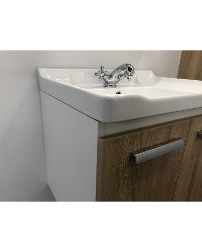 Тумба с раковиной Comforty Рига 60 00004142213 подвесная Дуб сонома