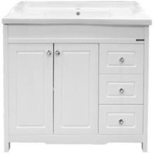 Тумба с раковиной Comforty Тбилиси 90 00003132630 Белая