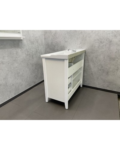 Тумба с раковиной Comforty Тбилиси 90 00003132630 Белая