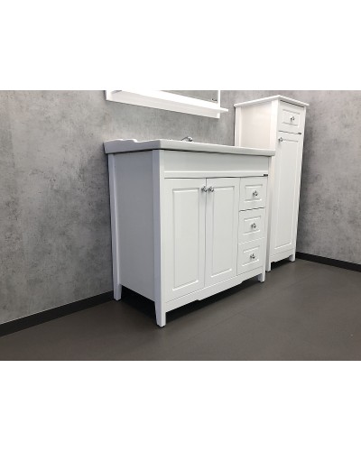 Тумба с раковиной Comforty Тбилиси 90 00003132630 Белая