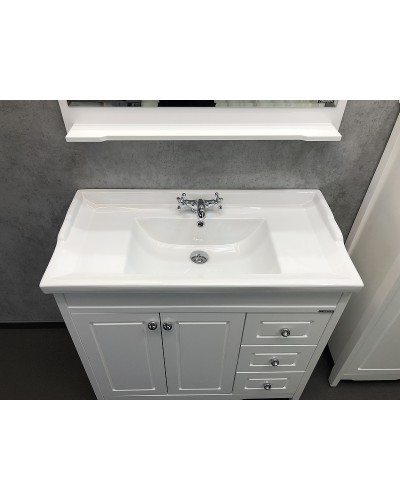Тумба с раковиной Comforty Тбилиси 90 00003132630 Белая