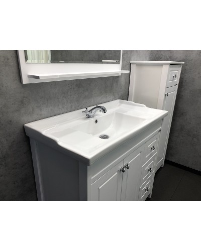 Тумба с раковиной Comforty Тбилиси 90 00003132630 Белая