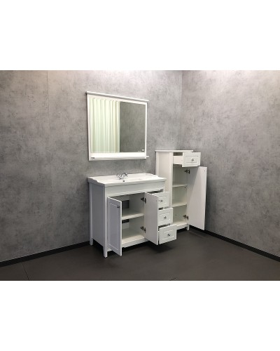 Тумба с раковиной Comforty Тбилиси 90 00003132630 Белая