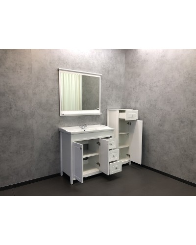 Тумба с раковиной Comforty Тбилиси 90 00003132630 Белая