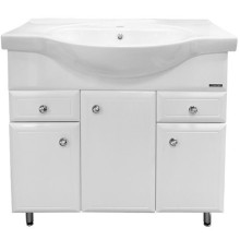 Тумба с раковиной Comforty Сочи 85 00004134639 Белая