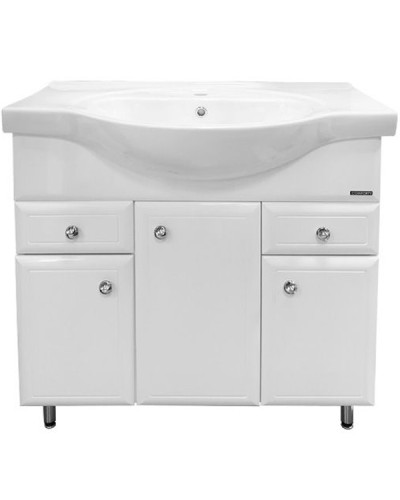 Тумба с раковиной Comforty Сочи 85 00004134639 Белая