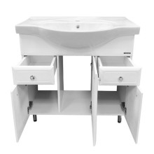 Тумба с раковиной Comforty Сочи 85 00004134639 Белая