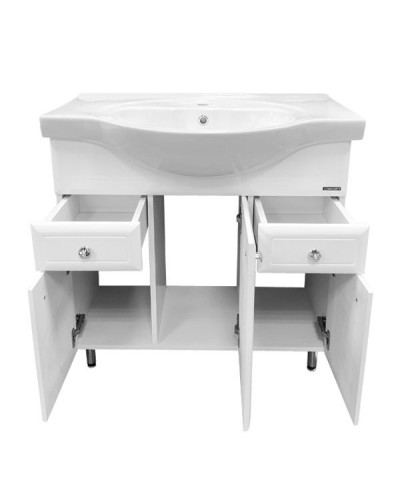 Тумба с раковиной Comforty Сочи 85 00004134639 Белая