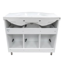 Тумба с раковиной Comforty Сочи 100 00004134582 Белая