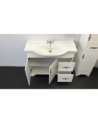 Тумба с раковиной Comforty Севилья 100 00003132627 Слоновая кость