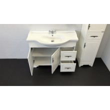 Тумба с раковиной Comforty Севилья 100 00003132627 Слоновая кость