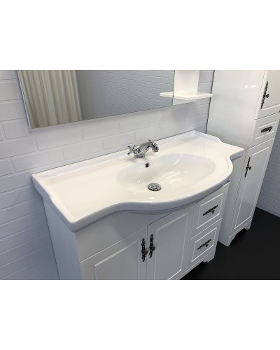 Тумба с раковиной Comforty Севилья 100 00003132627 Слоновая кость