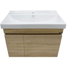 Тумба с раковиной Comforty Тромсе 80 00004142219 подвесная Дуб сонома