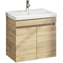 Тумба с раковиной Comforty Тромсе 60 00004142217 подвесная Дуб сонома