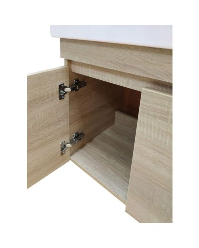 Тумба с раковиной Comforty Тромсе 60 00004142217 подвесная Дуб сонома