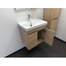 Тумба с раковиной Comforty Тромсе 60 00004142217 подвесная Дуб сонома