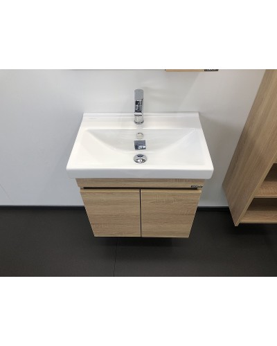 Тумба с раковиной Comforty Тромсе 60 00004142217 подвесная Дуб сонома