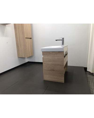 Тумба с раковиной Comforty Тромсе 60 00004142217 подвесная Дуб сонома