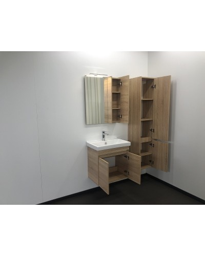 Тумба с раковиной Comforty Тромсе 60 00004142217 подвесная Дуб сонома