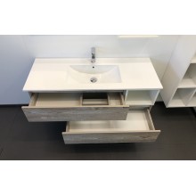 Тумба с раковиной Comforty Турин 120 00004137137 подвесная Дуб бежевый