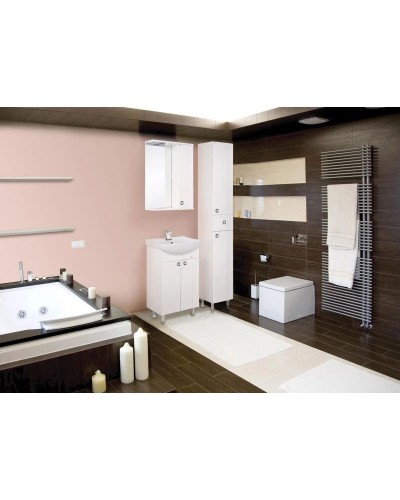 Тумба с раковиной белый глянец 50 см Onika Лига 105030 + 1WH501701