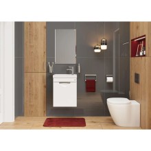 Тумба с раковиной белый глянец 45,5 см Onika Комо 104507 + 4640021065907