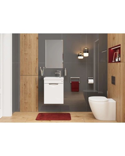 Тумба с раковиной белый глянец 45,5 см Onika Комо 104507 + 4640021065907