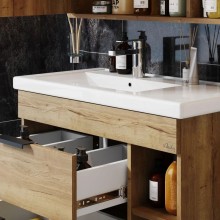 Тумба с раковиной дуб галифакс 81 см Onika Легран 108047 + 4640021065198