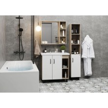 Тумба с раковиной дуб сонома/белый матовый 81 см Onika Тимбер 108045 + 4640021065198