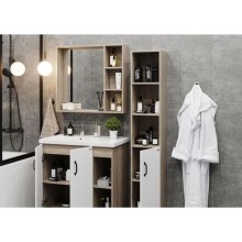 Тумба с раковиной дуб сонома/белый матовый 81 см Onika Тимбер 108045 + 4640021065198