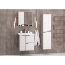 Тумба с раковиной светлый камень/бетон крем 60 см Onika Брендон 106138 + 1WH302421