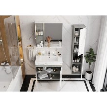 Тумба с раковиной мрамор/камень бетонный 76,5 см Onika Марбл 107517 + 4640021062210