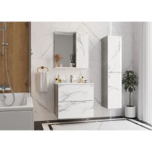 Тумба с раковиной мрамор/камень бетонный 66 см Onika Марбл 106548 + 4640021062203