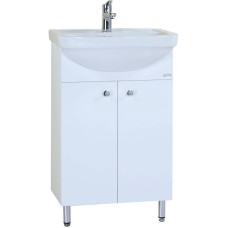 Тумба с раковиной белый глянец 52 см Onika Крит 105203 + 1.3120.1.S00.11B.0