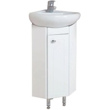 Тумба с раковиной белый глянец 33х33 см Onika Малютка 103301 + 1.3130.9.S00.10B.0