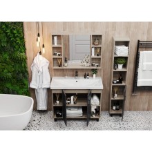 Тумба с раковиной дуб сонома/серый матовый 101,2 см Onika Тимбер 110010 + 4640021065204