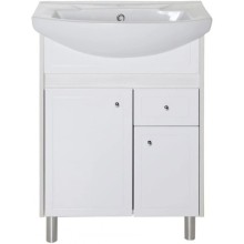 Тумба с раковиной белое дерево 61 см ASB-Mebel Орхидея