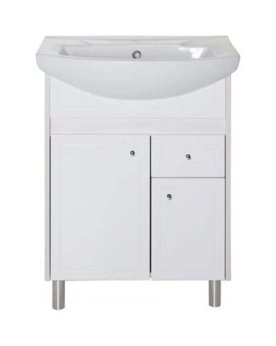 Тумба с раковиной белое дерево 61 см ASB-Mebel Орхидея