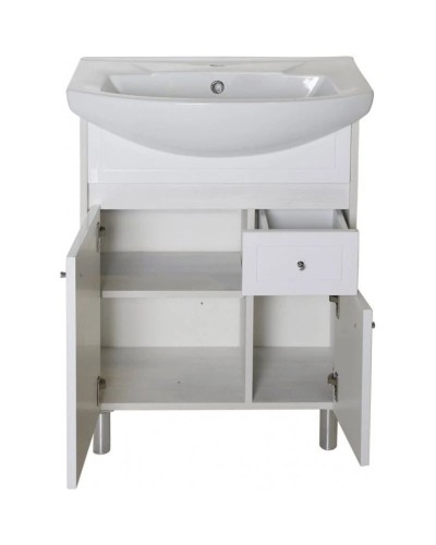 Тумба с раковиной белое дерево 61 см ASB-Mebel Орхидея