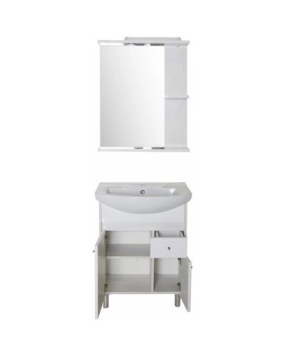 Тумба с раковиной белое дерево 61 см ASB-Mebel Орхидея