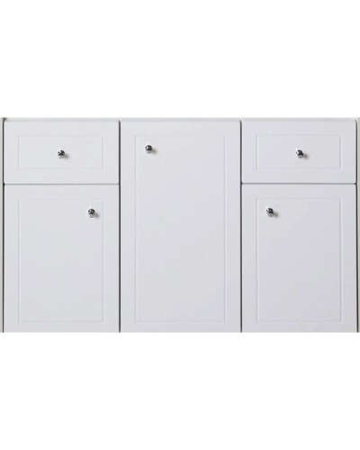 Тумба с раковиной белое дерево 80 см ASB-Mebel Орхидея