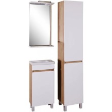 Тумба с раковиной белый/дуб золотой 40 см ASB-Mebel Марко