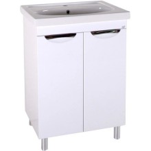 Тумба с раковиной белый 60,5 см ASB-Mebel Мессина квадро