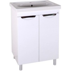 Тумба с раковиной белый 60,5 см ASB-Mebel Мессина квадро