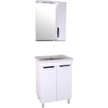 Тумба с раковиной белый 60,5 см ASB-Mebel Мессина квадро